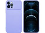 Cadorabo Custodia Per Apple Iphone 12 Pro Max Custodia Protettiva In Viola Custodia Per Telefono Cellulare Custodia In Tpu Custodia Cover Camera Protection