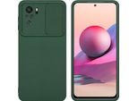 Cadorabo Custodia Per Xiaomi Redmi Note 10 4G / Redmi Note 10S Copertura Protettiva In Verde Custodia Per Cellulare Custodia Tpu Cover