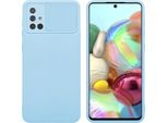Cadorabo Custodia Per Samsung Galaxy A71 4G Custodia Protettiva In Blu Custodia Del Telefono Cellulare Tpu Custodia Cover Fotocamera Protezione