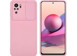 Cadorabo Custodia Per Xiaomi Redmi Note 10 4G / Redmi Note 10S Custodia Protettiva In Rosa Custodia Per Cellulare Tpu Etui Custodia Cover