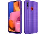Cadorabo Cover Per Samsung Galaxy A20S Cover Protettiva In Viola Custodia Del Telefono Cellulare Tpu Custodia In Silicone Custodia