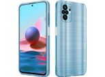 Cadorabo Cover Per Xiaomi Redmi Note 10 4G / Redmi Note 10S Cover Protettiva In Turchese Custodia Del Telefono Cellulare Custodia In Silicone Tpu