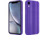 Custodia Cadorabo Per Apple Iphone Xr Custodia Protettiva In Viola Custodia Del Telefono Cellulare Custodia In Silicone Tpu Custodia
