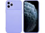Cadorabo Custodia Per Apple Iphone 11 Pro Max Custodia Protettiva In Viola Custodia Per Cellulare Custodia In Tpu Custodia Cover Camera Protection
