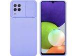 Cadorabo Custodia Per Samsung Galaxy A22 4G Custodia Protettiva In Viola Custodia Del Telefono Cellulare Tpu Custodia Cover Fotocamera Protezione