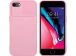 Custodia Cadorabo Per Apple Iphone 7 / 7S / 8 / Se 2020 Custodia Protettiva In Rosa Custodia Del Telefono Cellulare Custodia Tpu Copertura Fotocamera Protezione