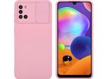 Cadorabo Custodia Per Samsung Galaxy A31 Custodia Protettiva In Rosa Custodia Del Telefono Cellulare Tpu Custodia Cover Fotocamera Protezione