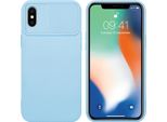 Cadorabo Custodia Per Apple Iphone X / Xs Custodia Protettiva In Blu Custodia Del Telefono Cellulare Tpu Custodia Cover Fotocamera Protezione