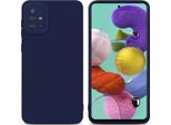 Cadorabo Cover Per Samsung Galaxy A51 4G / M40S Cover Protettiva In Tpu Blu Custodia In Silicone Custodia Per Cellulare