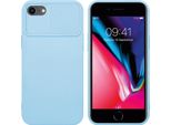 Custodia Cadorabo Per Apple Iphone 7 / 7S / 8 / Se 2020 Custodia Protettiva In Blu Custodia Del Telefono Cellulare Custodia Tpu Copertura Fotocamera Protezione