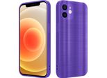 Custodia Cadorabo Per Apple Iphone 12 Custodia Protettiva In Viola Custodia Del Telefono Cellulare Custodia In Silicone Tpu Custodia