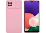 Cadorabo Custodia Per Samsung Galaxy A22 5G Custodia Protettiva In Rosa Custodia Del Telefono Cellulare Tpu Custodia Cover Fotocamera Protezione