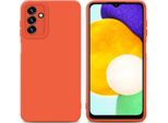 Cadorabo Cover Per Samsung Galaxy A13 5G Cover Protettiva In Tpu Arancione Custodia In Silicone Custodia Per Cellulare