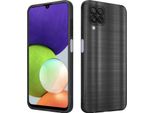 Cadorabo Cover Per Samsung Galaxy A22 4G Cover Protettiva In Nero Custodia Del Telefono Cellulare Tpu Custodia In Silicone Custodia