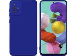 Cadorabo Cover Per Samsung Galaxy A51 4G / M40S Cover Protettiva In Tpu Blu Custodia In Silicone Custodia Per Cellulare