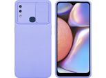 Cadorabo Custodia Per Samsung Galaxy A10S / M01S Custodia Protettiva In Viola Custodia Del Telefono Cellulare Tpu Custodia Copertura Fotocamera Protezione