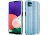 Cadorabo Cover Per Samsung Galaxy A22 5G Cover Protettiva In Turchese Custodia Per Cellulare Tpu Custodia In Silicone Custodia