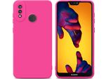 Cadorabo Cover Per Huawei P20 Lite 2018 / Nova 3E Cover Protettiva In Tpu Rosa Custodia In Silicone Custodia Per Cellulare