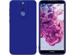 Cadorabo Cover Per Huawei Mate 10 Lite Cover Protettiva In Tpu Blu Custodia In Silicone Custodia Per Cellulare