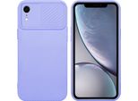 Custodia Cadorabo Per Apple Iphone Xr Custodia Protettiva In Viola Custodia Del Telefono Cellulare Custodia Tpu Copertura Fotocamera Protezione