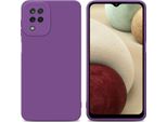 Cadorabo Cover Per Samsung Galaxy A12 / M12 Cover Protettiva In Tpu Viola Custodia In Silicone Custodia Del Telefono Cellulare