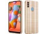 Cadorabo Cover Per Samsung Galaxy A11 / M11 Cover Protettiva In Oro Copertura Del Telefono Cellulare Tpu Custodia In Silicone Caso
