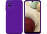 Cadorabo Cover Per Samsung Galaxy A12 / M12 Cover Protettiva In Tpu Viola Custodia In Silicone Custodia Del Telefono Cellulare