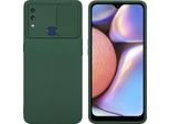 Cadorabo Custodia Per Samsung Galaxy A10S / M01S Custodia Protettiva In Verde Cellulare Custodia Tpu Custodia Cover Fotocamera Protezione