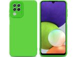 Cadorabo Cover Per Samsung Galaxy A22 4G Cover Protettiva In Silicone Tpu Verde Custodia Per Cellulare