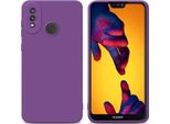 Cadorabo Cover Per Huawei P20 Lite 2018 / Nova 3E Cover Protettiva In Tpu Viola Custodia In Silicone Custodia Per Cellulare