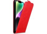 Custodia Cadorabo Per Apple Iphone 14 Plus Custodia Protettiva In Rosso Custodia Per Cellulare Flip Case Cover