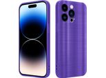 Cadorabo Custodia Per Apple Iphone 14 Pro Max Custodia Protettiva In Viola Custodia Per Telefono Cellulare Custodia In Silicone Tpu Custodia