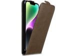 Custodia Cadorabo Per Apple Iphone 14 Custodia Protettiva In Marrone Custodia Flip Per Telefono Cellulare Custodia Cover