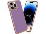 Cadorabo Custodia Protettiva Per Apple Iphone 14 Pro Custodia In Viola Custodia Del Telefono Cellulare Tpu Silicone Fotocamera Custodia Di Protezione Caso