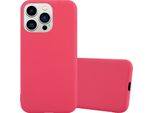 Cadorabo Custodia Per Apple Iphone 14 Pro Max Custodia Protettiva In Rosso Custodia Per Telefono Cellulare Custodia In Silicone Tpu Cover