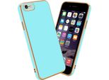 Custodia Cadorabo Per Apple Iphone 6 / 6S Custodia Protettiva In Turchese Custodia Del Telefono Cellulare Cover Case Tpu Protezione Fotocamera