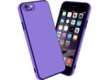 Cadorabo Custodia Per Apple Iphone 6 / 6S Custodia Protettiva In Viola Custodia Del Telefono Cellulare Custodia Cover Case Tpu Camera Protection