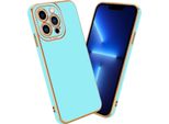 Custodia Cadorabo Per Apple Iphone 13 Pro Custodia Protettiva In Turchese Custodia Del Telefono Cellulare Cover Case Tpu Protezione Fotocamera