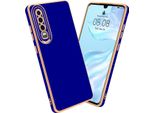 Cadorabo Custodia Per Huawei P30 Cover Protettiva In Blu Custodia Del Telefono Cellulare Cover Case Tpu Protezione Fotocamera