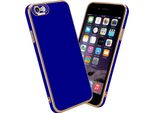 Cadorabo Custodia Per Apple Iphone 6 Plus / 6S Plus Custodia Protettiva In Blu Custodia Per Cellulare Custodia Cover Case Tpu Camera Protection