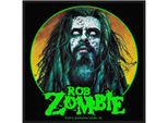 Rob Zombie - Faccia - Patch - Poliestere RO1105 (Taglia Unica) (Nero/Giallo/Verde)