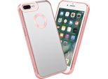 Cadorabo Custodia Protettiva Per Apple Iphone 7 Plus / 7S Plus / 8 Plus Custodia In Trasparente Telefono Cellulare Cover Tpu Custodia Cromo