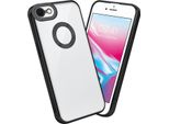 Cadorabo Custodia Protettiva Per Apple Iphone 7 / 7S / 8 / Se 2020 Custodia In Trasparente Telefono Cellulare Cover Tpu Custodia Cromo