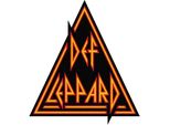 Def Leppard - Collo - Patch - Logo In Poliestere RO3737 (Taglia Unica) (Nero/Rosso/Giallo)
