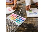 Set Di Pennelli Per Acquerello Ooly - Miscele Cromatiche - 6 Pezzi Per Bambini E Adulti