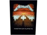 Metallica - Toppa "Master Of Puppets"" RO2850 (Taglia Unica) (Nero/Bianco/Arancione)"