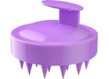 Intirilife Spazzola Per Massaggio Del Cuoio Capelluto In Silicone Per Bagnato E Asciutto In Viola - Massaggio Del Cuoio Capelluto, Spazzola Per Cuoio Capelluto, Spazzola Per Capelli Per Massaggiare Nello Shampoo, Massaggio Del Cuoio Capelluto, Stimolante