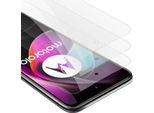 Cadorabo 3X Proteggi Schermo Blindato Per Motorola Moto G 5G 2022 In Vetro Temperato Trasparente