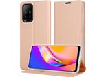 Cadorabo Custodia Per Cellulare Per Oppo A94 5G Custodia Protettiva In Rosa Cover Etui Book Case Booklet