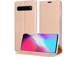 Cadorabo Custodia Per Cellulare Per Samsung Galaxy S10 5G Custodia Protettiva In Rosa Cover Etui Book Case Booklet